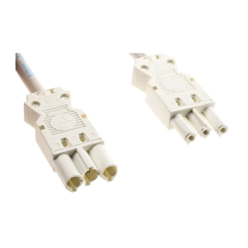 Wieland GST18 Series Cable Assembly Male/Female, 3-Pole, 16A, 3-Way, IP40, 250V, 6m Length 92.232.6000.2