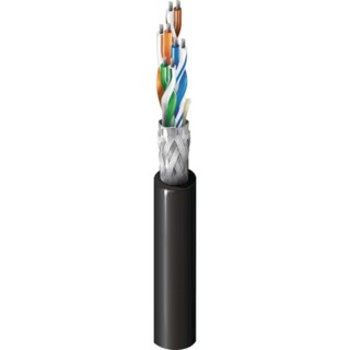 Belden Cat5e Screened Ethernet Cable 24 AWG Copper Conductor, 500 m Grey PVC Jacket 1633ES