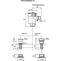 Vega VEGASWING 61 Series Vibrating Rod Level Switch Vertical Horizontal Ex Zone 0 Rated Plastic Housing SWING61XXGBVXPRX