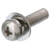 Yahata Neji Cross Pan Stainless Steel Sems Screw M3 Thread 6 mm Length M3X6