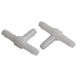 RS PRO Hose Connector 3 mm ID Push-in Acetal Body Male Tee Coupling White 419-8117