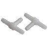 RS PRO Hose Connector 3 mm ID Push-in Acetal Body Male Tee Coupling White 419-8117