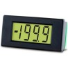 Lascar Digital Voltmeter DC, LCD Display 3-Digits ±1 % Accuracy, 15 mm Cutout Height, 33 mm Cutout Width DPM 2AS-BL