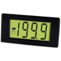 Lascar Digital Voltmeter DC, LCD Display 3.5-Digits ±1 %, 18 mm Cutout Height, 38 mm Cutout Width DPM 3AS-BL