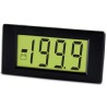 Lascar Digital Voltmeter DC, LCD Display 3.5-Digits ±1 %, 18 mm Cutout Height, 38 mm Cutout Width DPM 3AS-BL