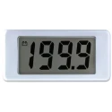 Lascar Digital Voltmeter DC, LCD Display 3.5-Digits ±2 %, Cutout 44x21 mm, Digit Height 12.5mm EMV 1025S-01