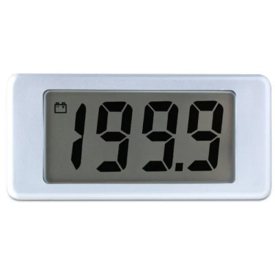 Lascar Digital Voltmeter DC, LCD Display 3.5-Digits ±2 %, Cutout 44x21 mm, Digit Height 12.5mm EMV 1025S-01