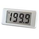 Lascar Digital Voltmeter DC, LCD Display 3.5-Digits ±2 %, Cutout 44x21 mm, Digit Height 12.5mm EMV 1025S-01