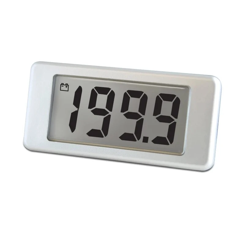 Lascar Digital Voltmeter DC, LCD Display 3.5-Digits ±2 %, Cutout 44x21 mm, Digit Height 12.5mm EMV 1025S-01