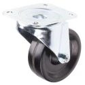 RS PRO Medium Duty Swivel Castor, 120 kg Load Capacity, 100 mm Phenolic Wheel, Ball Bearing Hub, Model 420-3871