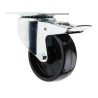 RS PRO Braked Swivel Castor, Phenolic Wheel, 100 mm Diameter, 120 kg Load Capacity, Ball Bearing Hub, 420-3887