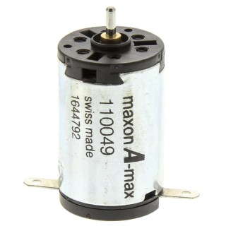 Maxon 16mm Miniature Brushed DC Motor, 2 W, 24V DC, 2.1 mNm Torque, 13800 RPM, 1.5 mm Shaft Diameter, Model 110049
