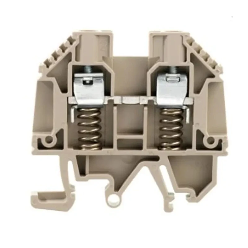 Weidmüller WDU Series Feed Through Terminal Block Brown 6mm² 1-Level Screw 9537470000