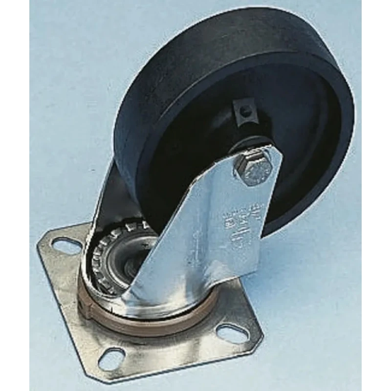LAG Swivel Castor, 250 kg Load Capacity, 125 mm Thermoplastic Wheel, Medium Duty, Stainless Steel Fork 28109