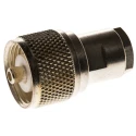 TE Connectivity UHF Series Coaxial Connector Cable Male UHF, 50 Ω, Straight Body Solder 1-1337473-0