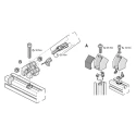 Bosch Rexroth 45° Connector Connecting Component Strut Profile 30 mm Groove Size 8 mm 3842518426