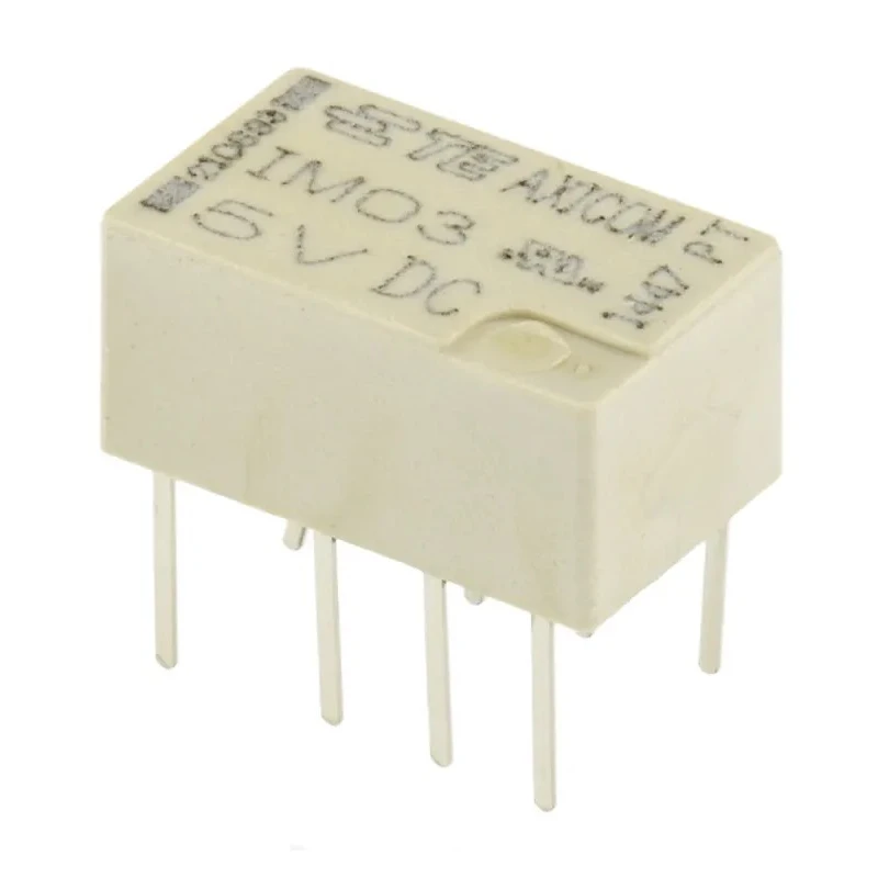 TE Connectivity PCB Mount Signal Relay, 5V DC Coil, DPDT Contact Configuration, 2A Switching Current IM03TS 1-1462037-8
