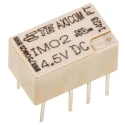 TE Connectivity PCB Signal Relay 4.5V DC Coil, 2A Switching Current, DPDT Contact Configuration IM02TS
