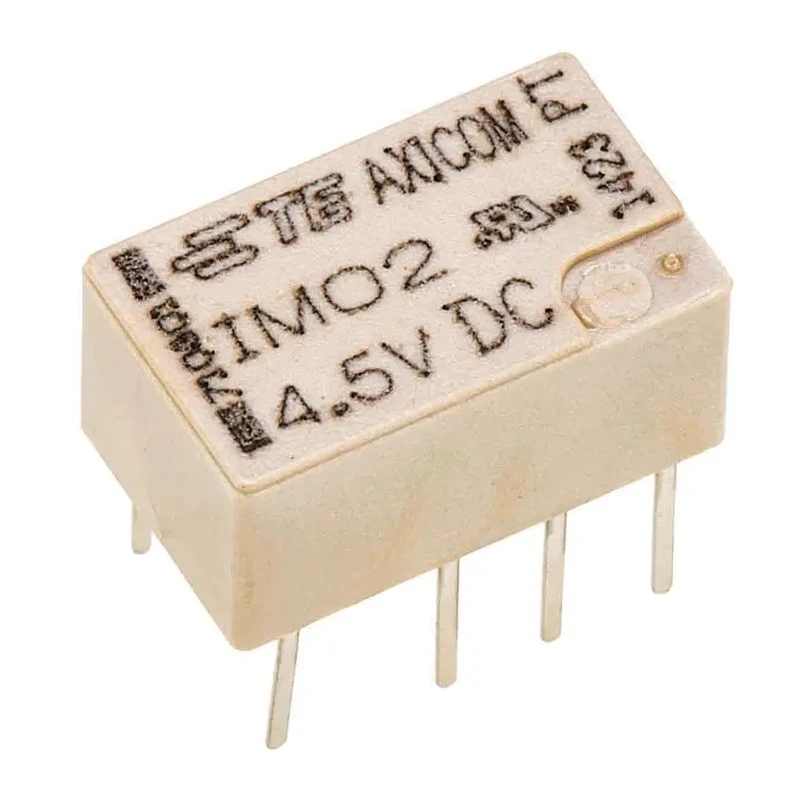 TE Connectivity PCB Signal Relay 4.5V DC Coil, 2A Switching Current, DPDT Contact Configuration IM02TS