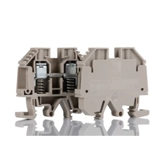 Weidmüller WDU Series Feed Through Terminal Block Brown, 10mm², 1-Level, Screw, IECEx/ATEX 9537490000