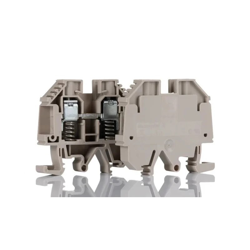 Weidmüller WDU Series Feed Through Terminal Block Brown, 10mm², 1-Level, Screw, IECEx/ATEX 9537490000