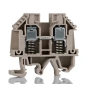 Weidmüller WDU Series Feed Through Terminal Block Brown, 10mm², 1-Level, Screw, IECEx/ATEX 9537490000