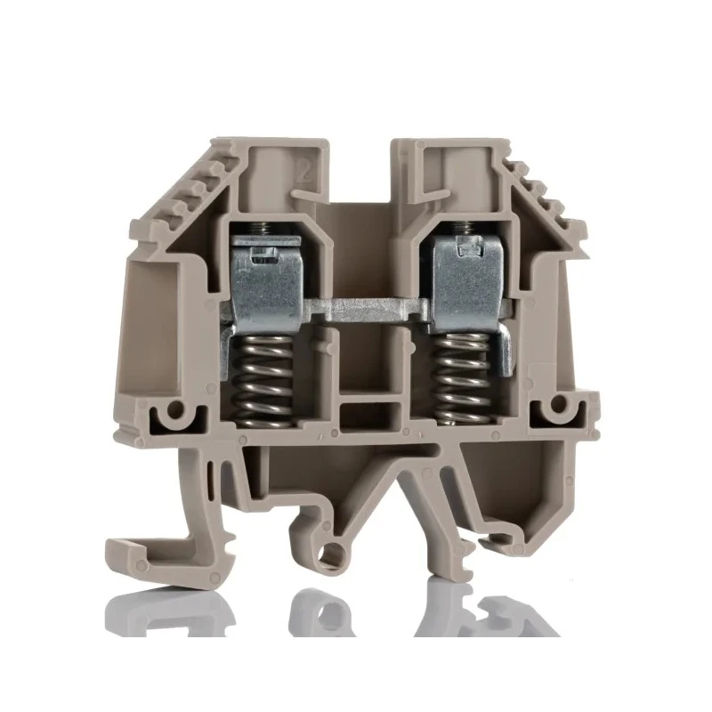 Weidmüller WDU Series Feed Through Terminal Block Brown, 10mm², 1-Level, Screw, IECEx/ATEX 9537490000