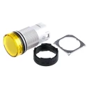 Schneider Electric Yellow Pilot Light Head Harmony Series 16 mm Cutout ZB6AV5