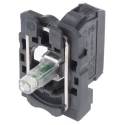 Schneider Electric Harmony Series Light Block 24V AC/DC White LED Illumination ZB5AVB1