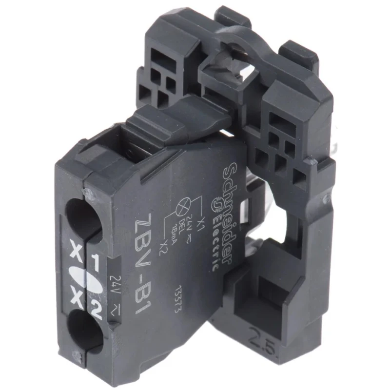 Schneider Electric Harmony Series Light Block 24V AC/DC White LED Illumination ZB5AVB1