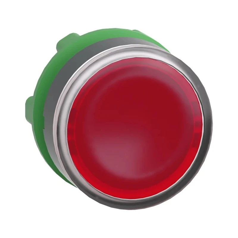 Schneider Electric Harmony XB5 Series Red Momentary Push Button Head, 22 mm Cutout, IP66 IP67 IP69K ZB5AW343