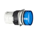 Schneider Electric Panel Mount Blue Incandescent Lamp Pilot Light Head Harmony XB6 240V 16 mm Cutout IP65 Round ZB6AV6