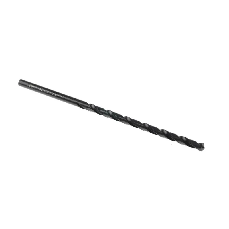 Dormer High-Speed Steel Twist Drill Bit 132mm Overall Length, 1in Size, 5mm Shank Cylindrical 4-Flute Helical Design A1105.0