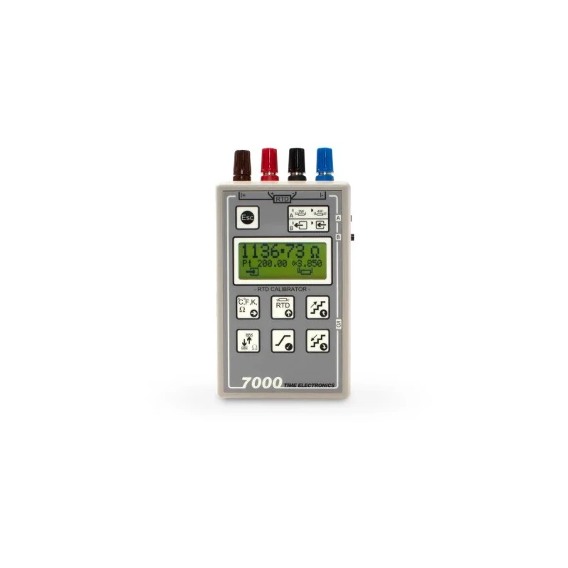 Time Electronics RTD Temperature Calibrator 0.01 Ω Resolution Rechargeable Nickel-Metal Hydride Battery ±0.05°C Accuracy 7000
