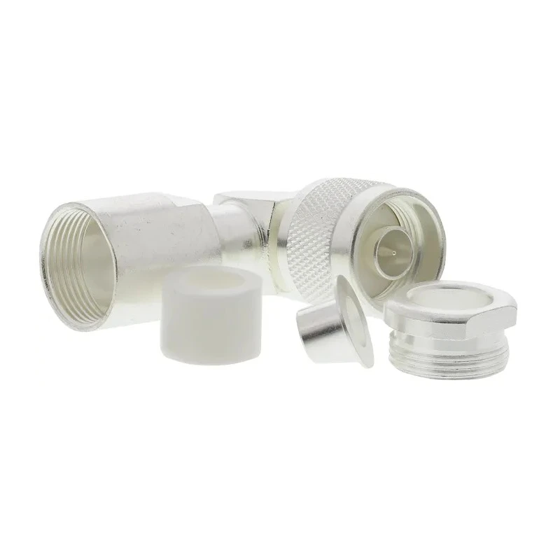 TE Connectivity N Series Coaxial Connector Cable Male N Connector, 50 Ω, Right Angle Body, Solder Termination 1-1478418-0
