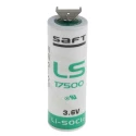Saft Lithium Thionyl Chloride 3.6 V PCB Mount Battery 3.6 Ah 17.13 mm x 50.9 mm LS 175003PF