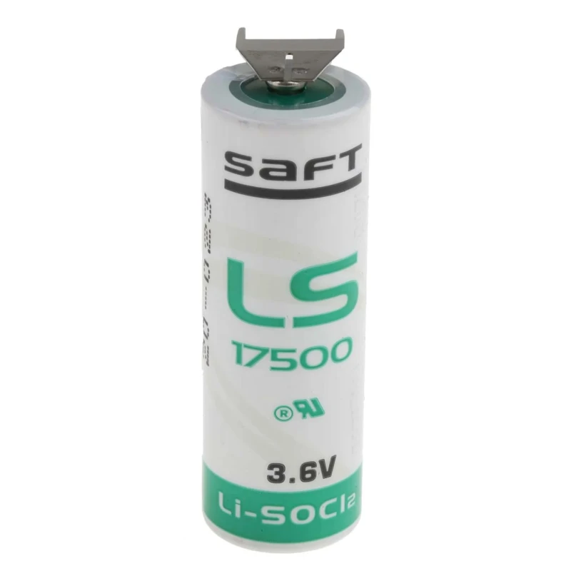Saft Lithium Thionyl Chloride 3.6 V PCB Mount Battery 3.6 Ah 17.13 mm x 50.9 mm LS 175003PF