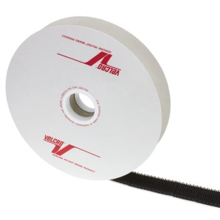 Velcro Black Hook Tape 25mm Width x 5m Length Water Based Acrylic Polymer Material EB51025330118476