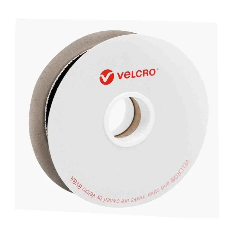Velcro Black Hook Tape 25mm Width x 5m Length Water Based Acrylic Polymer Material EB51025330118476