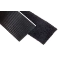 Velcro Black Heavy Duty Hook & Loop Tape, 50mm Width x 1 m Length, Polyamide Material, Maximum Operating Temperature 60241