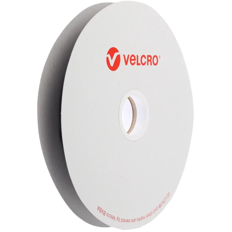 Velcro Black Hook & Loop Tape, 20mm Width x 10m Length, Thickness 1.35mm, Polypropylene and Polyamide EB29020330999555