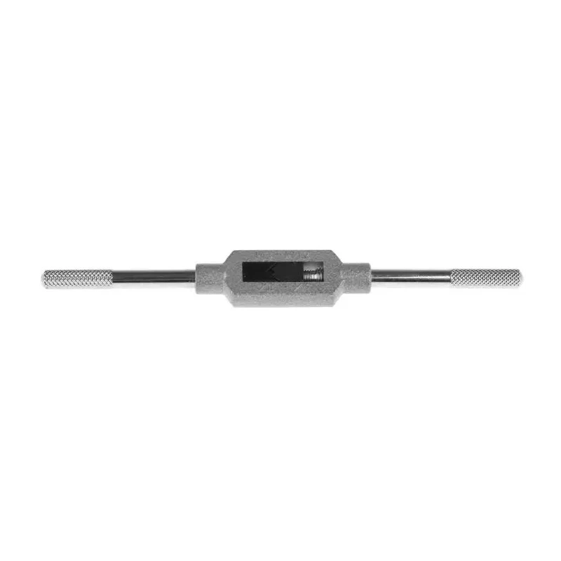 RS PRO Tap Wrench Die Cast Aluminium Adjustable Handle Chrome Finish 195mm 424-1126