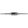 RS PRO Tap Wrench Die Cast Aluminium Adjustable Handle Chrome Finish 195mm 424-1126