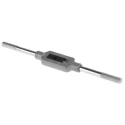 RS PRO Tap Wrench Die Cast Aluminium Adjustable Handle Chrome Finish 195mm 424-1126