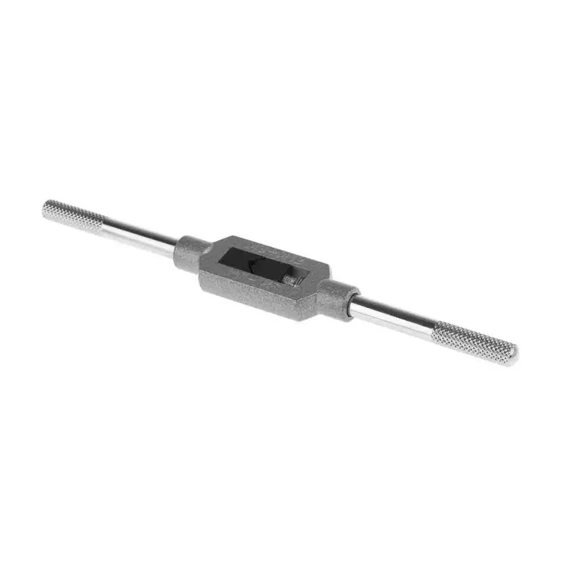 RS PRO Tap Wrench Die Cast Aluminium Adjustable Handle Chrome Finish 195mm 424-1126