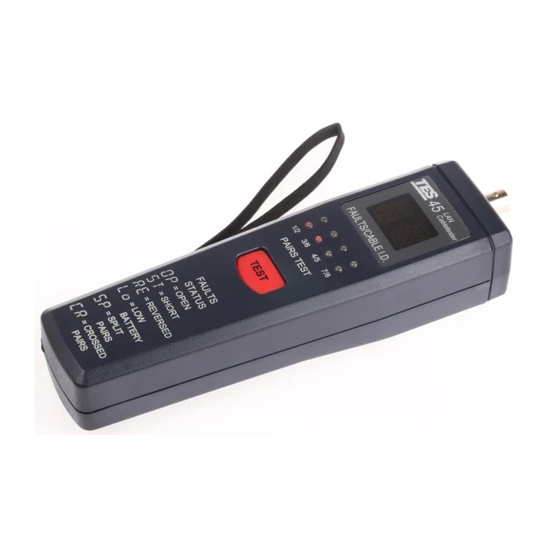 RS PRO Network Cable Tester UTP Handheld LAN Cabling Verifier 0-50°C 180g 170x52x38mm 425-0754