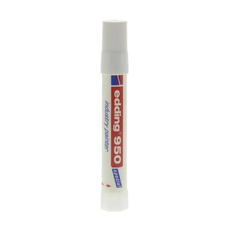 Edding White Paint Marker Pen 10 mm Stroke Width, High Temperature, Waterproof, for Metal 950-049