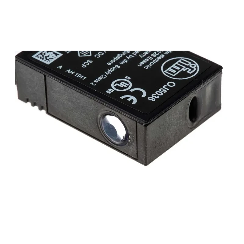 ifm electronic Retroreflective Photoelectric Sensor Block Style 8 m Detection Range PNP Output IP67 OJ5036