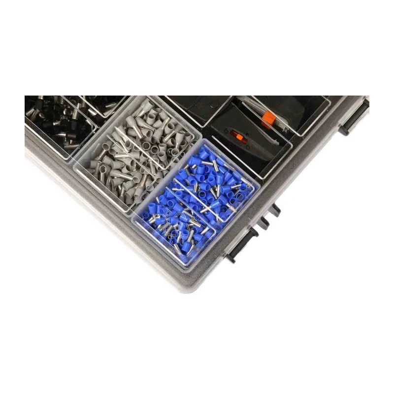 Weidmüller Bootlace Ferrule 3100 Pieces Crimp Terminal Kit with Stripping and Crimping Tools for 0.25 to 6mm² Wire 9028740000