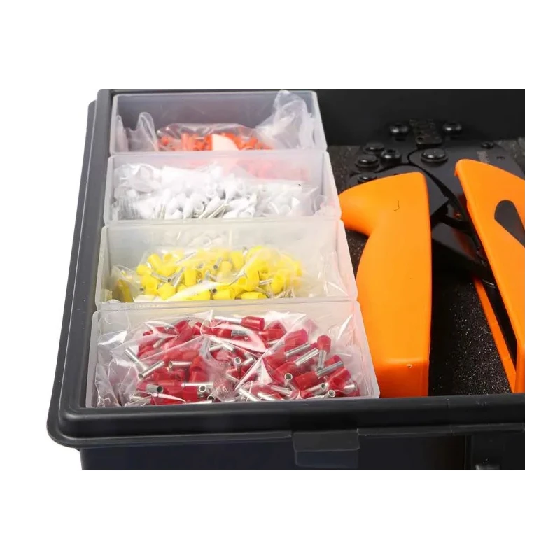 Weidmüller Bootlace Ferrule 3100 Pieces Crimp Terminal Kit with Stripping and Crimping Tools for 0.25 to 6mm² Wire 9028740000